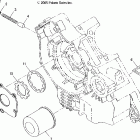 TRAIL BOSS 330 - A07CA32AA Engine, oil pump and oil filter