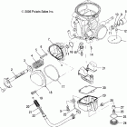 SCRAMBLER 500 4X4 - A06BG50AA Карбюратор, нижняя часть