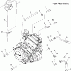 OUTLAW 500 - A07GP50AA/AB Крепление двигателя