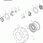 HAWKEYE 2X4/4X4 INTERNATIONAL - A06LB27FA Wheel, rear and hubs