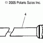 SPORTSMAN 700 - A06MH68AA Prop shaft, front