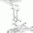 SPORTSMAN 6X6 - A07CL50AA Suspension, strut stabilizer, rear