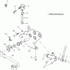 TRAIL BOSS 330 - A06CA32AA Brake master cylinder, rear