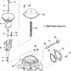 SPORTSMAN 700 - A06MH68AA Карбюратор, верхняя часть