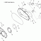 SPORTSMAN 700 - A06MH68AA Кожух сцепления