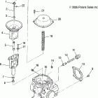 SPORTSMAN 450 - A06MH46AA Карбюратор, верхняя часть