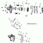TRAIL BLAZER- A06BA25CA Caliper mounting, rear