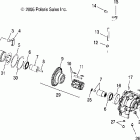 SPORTSMAN 500 EFI INT'L - A06MH50FC Housing, front (demand drive)