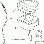 TRAIL BOSS 330 - A07CA32AA Throttle control / throttle cable