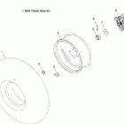 OUTLAW 500 - A07GP50AA/AB Колесо заднее