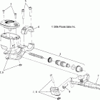 SPORTSMAN 500 HO INT'L - A06MH50FB Master cylinder, lh