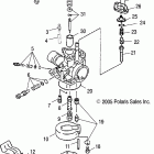 PREDATOR 50 - A06KA05CA Карбюратор