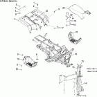 SPORTSMAN 450 - A06MH46AA Cab, rear and seat