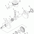 HAWKEYE 2X4/4X4 INTERNATIONAL - A06LB27FA Коленвал и поршни
