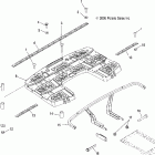 SPORTSMAN 700 - A06MH68AA Rack mounting, rear