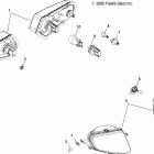 SPORTSMAN 700 - A06MH68AA Taillamps / worklamps / headlights