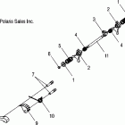 SPORTSMAN 450 - A06MH46AA Shift forks