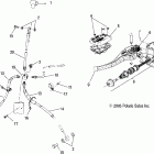 SPORTSMAN 6X6 - A07CL50AA Brake, hand / brake line