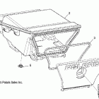 SPORTSMAN 450 - A06MH46AA Storage box, rear