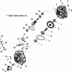 SCRAMBLER 500 4X4 - A06BG50AA Редуктор