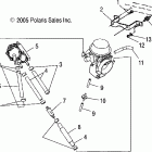 SCRAMBLER 500 4X4 - A06BG50AA Carburetor mounting / fuel pump / lines
