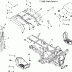 SPORTSMAN 500 HO INT'L - A06MH50FB Cab, rear and seat