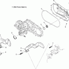 HAWKEYE 2X4/4X4 INTERNATIONAL - A06LB27FA Clutch cover and ducting