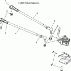 SPORTSMAN 6X6 - A07CL50AA Transmission, selector mounting