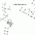SPORTSMAN 450 - A06MH46AA Carburetor mounting and fuel pump / lines