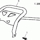 PREDATOR 50 - A06KA05CA Бампер, Багажник. Брызговик
