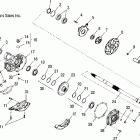 PHOENIX 200 QUADRICYCLE - A06PB20EA Axle, rear wheel