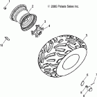 SAWTOOTH - A06SB20AA Колесо заднее