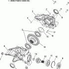 SPORTSMAN 700 - A06MH68AA Gearcase, rear