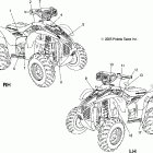 SCRAMBLER 500 4X4 - A06BG50AA Наклейки