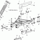 SPORTSMAN 6X6 - A07CL50AA Swing arm, rear