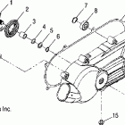 PHOENIX 200 QUADRICYCLE - A06PB20EA Crankcase cover, lh