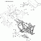 MAGNUM 330 2X4 - A05CB32AA Заднее крыло и сиденье
