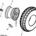 PREDATOR 90 - A05KA09CA Переднее колесо