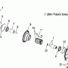 ATP 500 4X4 - A05JD50AA Передний редуктор