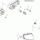 SPORTSMAN 400 - A05MH42AB Taillamps / worklamps / headlights