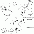 PREDATOR 90 - A05KA09CA Oil tank / fuel tank