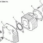 PREDATOR 90 - A05KA09CA Головка цилиндра