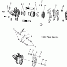 SCRAMBLER 500 4X4 - A05BG50AA Задний суппорт тормозной