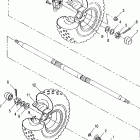 SCRAMBLER 500 4X4 - A05BG50AA Заднее колесо