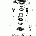 SPORTSMAN 800 EFI - A05MH76AC/AU/AW Caliper, rear