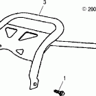 PREDATOR 50 - A05KA05CA Бампер, Багажник. Брызговик
