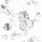 ATP 330 4X4 QUAD - A05JD32EA Крепление двигателя