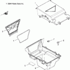 SPORTSMAN 400 - A05MH42AB Rear storage box