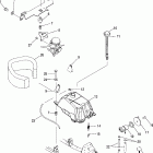 ATP 330 4X4 - A05JD32AA Fuel tank and carburetor mounting