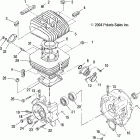 TRAIL BLAZER - A05BA25CA Картер и блок цилиндр